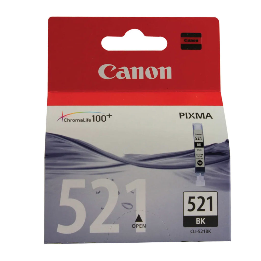 Canon CLI 521 Original Black Ink Cartridge The Inkdrop
