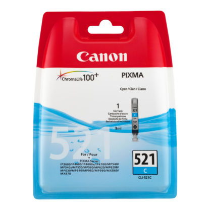 Canon PGI-521 Original Cyan Ink Cartridge