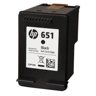 HP 651 Black Original Ink Advantage Cartridge