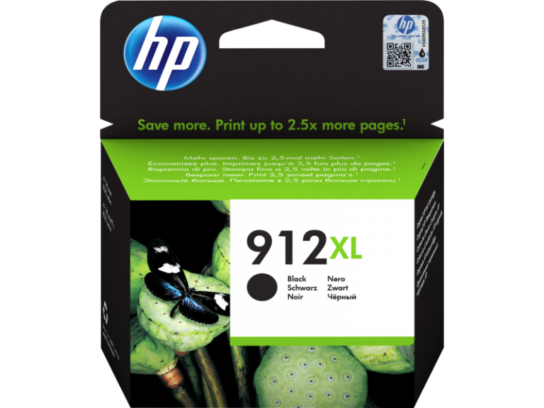 HP 912XL High Yield Black Original Ink Cartridge (3YL84AE) - The Inkdrop