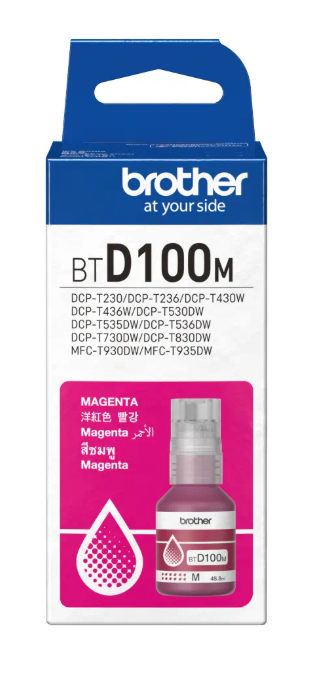 Brother BTD100 Original Magenta Ink Bottle