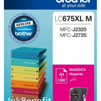 Original Brother LC 675 XL Magenta Ink Cartridge