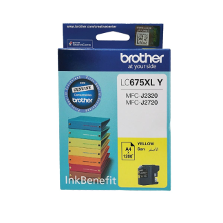 Original Brother LC 675 XL Yellow Ink Cartridge